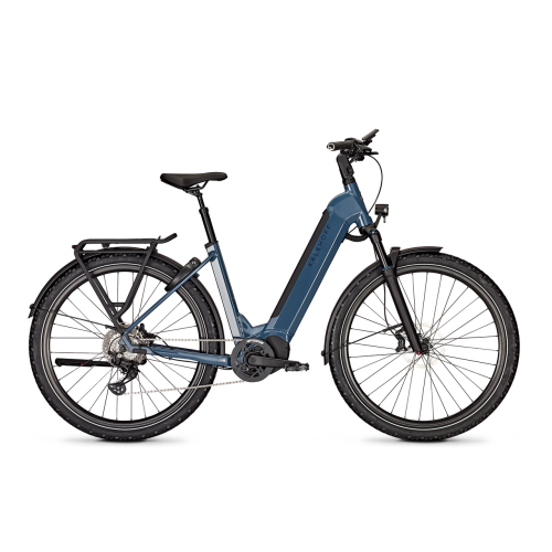 Kalkhoff ENTICE 5.B MOVE+ (625 Wh), 10 Gang Kettenschaltung, Damenfahrrad, Wave, Modell 2023, 29 Zoll 58 cm stoneblue glossy