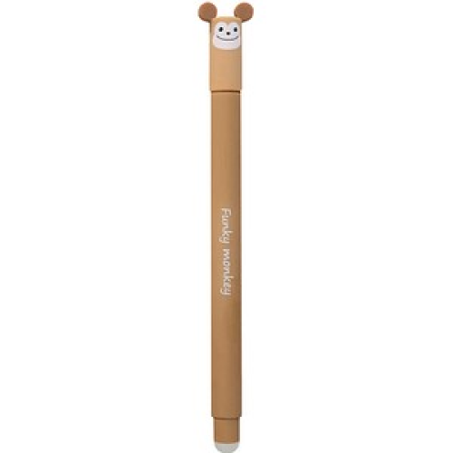 EBERHARD FABER Animal Erase it! Lama Gelschreiber Monkey 0,7 mm, Schreibfarbe: blau, 1 St.