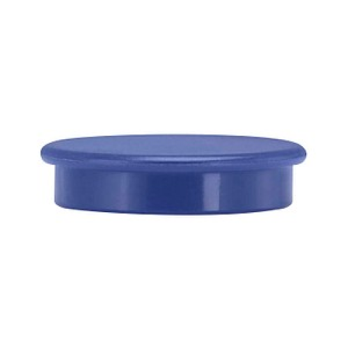 Magnete blau, Kunststoff Ø 3,2 x 0,73 cm, 10 St.