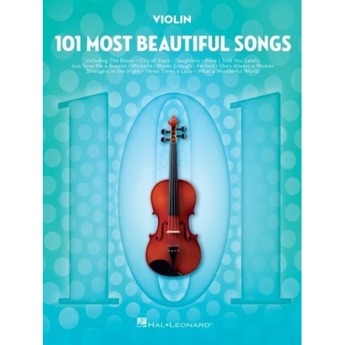 Hal Leonard Corp (COR) - 101 Most Beautiful Songs for Violin