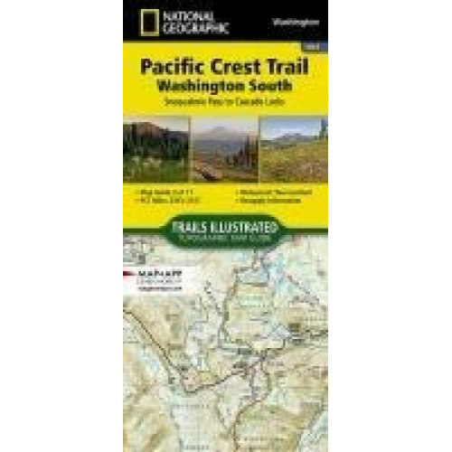 National Geographic Maps-Trails Illustrated - Pacific Crest Trail: Washington South Map [Snoqualmie Pass to Cascade Locks]