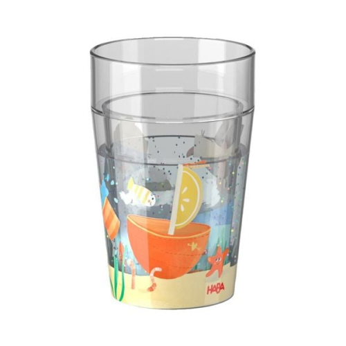 Glitzerbecher, Pinguin