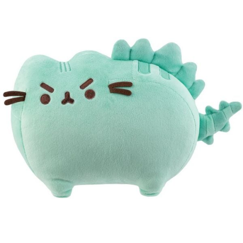 Aurora 61588 - Pusheen Pusheenosaurus grün, Plüschtier, 24 cm