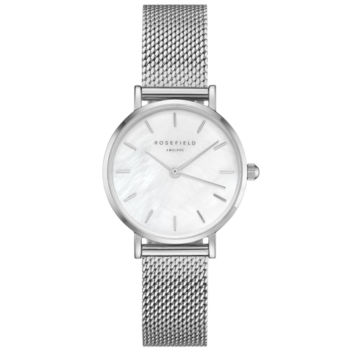 Rosefield 26WS-266 Damen-Armbanduhr The Small Edit mit Meshband