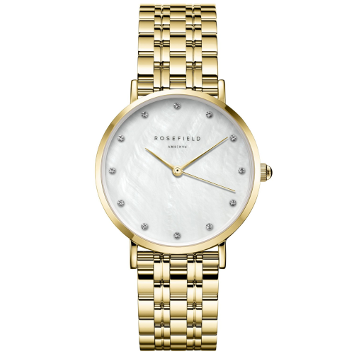 Rosefield UWGSG-U31 Damenuhr Upper East Side Goldfarben/Kristalle