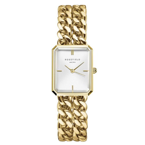 Rosefield SWGSG-O76 Damen-Armbanduhr Studio Double Chain Goldfarben