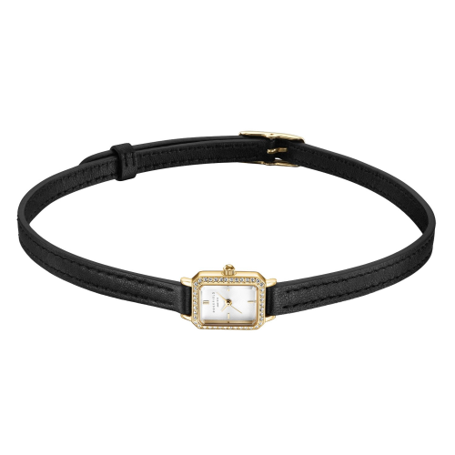 Rosefield STWBLG-ST03 Damenuhr Choker Studio Schwarz/Goldfarbe