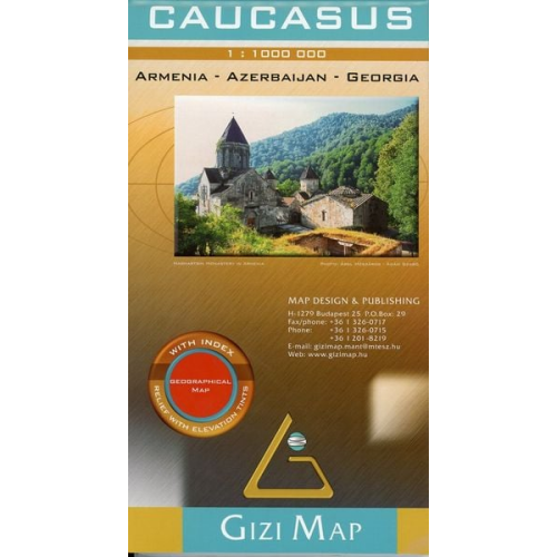 Caucasus Road Map 1 : 1 000 000