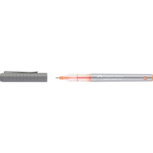 FABER-CASTELL Free Ink Tintenroller grau 0,7 mm, Schreibfarbe: orange, 1 St.