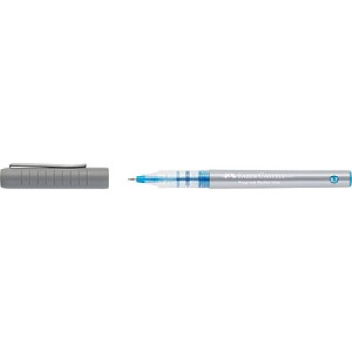 FABER-CASTELL Free Ink Tintenroller grau 0,7 mm, Schreibfarbe: blau, 1 St.