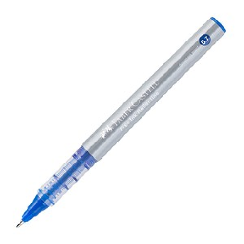 FABER-CASTELL Free Ink Tintenroller grau 0,7 mm, Schreibfarbe: blau, 1 St.