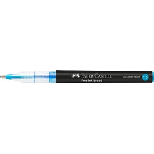 FABER-CASTELL Free Ink Tintenroller grau 1,5 mm, Schreibfarbe: blau, 1 St.
