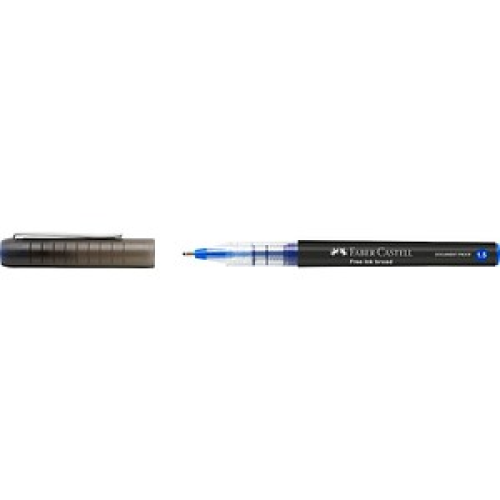 FABER-CASTELL Free Ink Tintenroller grau 1,5 mm, Schreibfarbe: blau, 1 St.