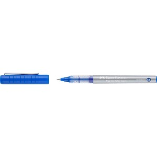 FABER-CASTELL Free Ink Tintenroller grau 0,5 mm, Schreibfarbe: blau, 1 St.
