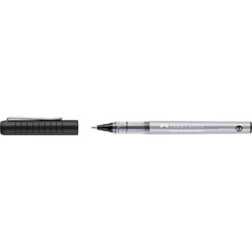 FABER-CASTELL Free Ink Tintenroller grau 0,5 mm, Schreibfarbe: schwarz, 1 St.