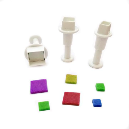 Quadrate mini 3er-Set -Stempelausstecher