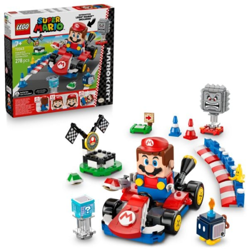 LEGO® Super Mario™: Mario Kart™ – Interaktiver LEGO® Mario™ & Standard-Kart (72043)