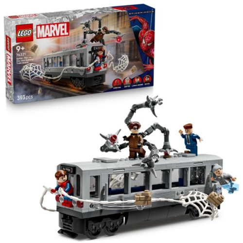 LEGO® ǀ Marvel Spider-Man vs. Doc Ock: Showdown in der U-Bahn (76321); Superhelden-Bauspielzeug