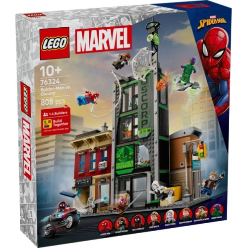LEGO® ǀ Marvel Spider-Man vs. Oscorp (76324); Superhelden-Bauset; Geschenk für Kinder
