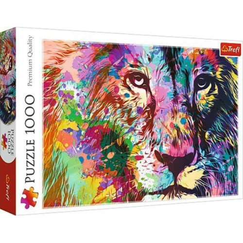 Puzzle 1000 Bunter Löwe