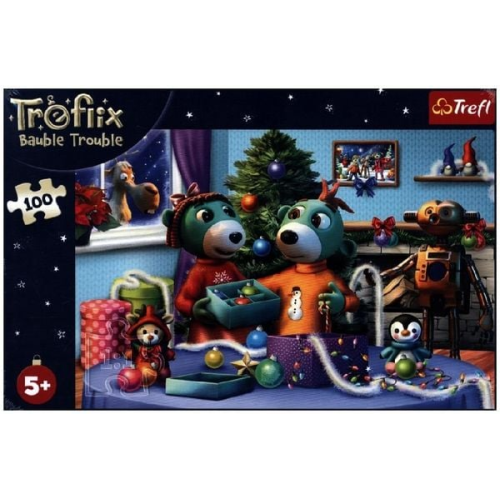 Puzzle 100 - Weihnachten der Familie Treflik