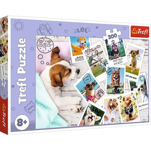 Puzzle 300 - Hunde Urlaubsfotos