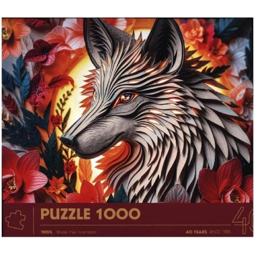 Puzzle Premium Plus 1000 Jubiläum - Wolf