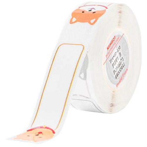 NIIMBOT Etikettenrolle für Etikettendrucker weiß, 14 x 50 mm, 1 x 130 Etiketten