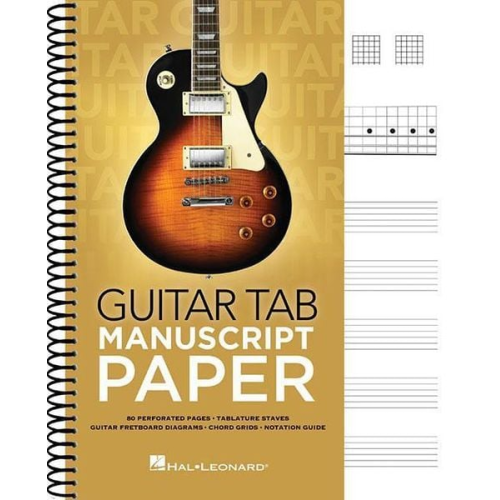 Hal Leonard Publishing Corporation (COR) - Guitar Tab Manuscript Paper