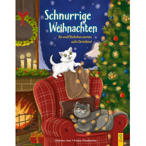 Christine Auer - Schnurrige Weihnachten - Bo und Flöckchen warten aufs Christkind