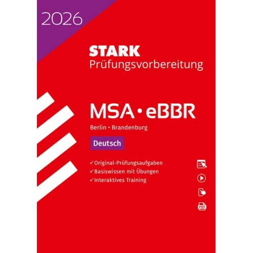 STARK Deutsch - MSA/eBBR 2026 Berlin/Brandenburg - Prüfungsvorbereitung