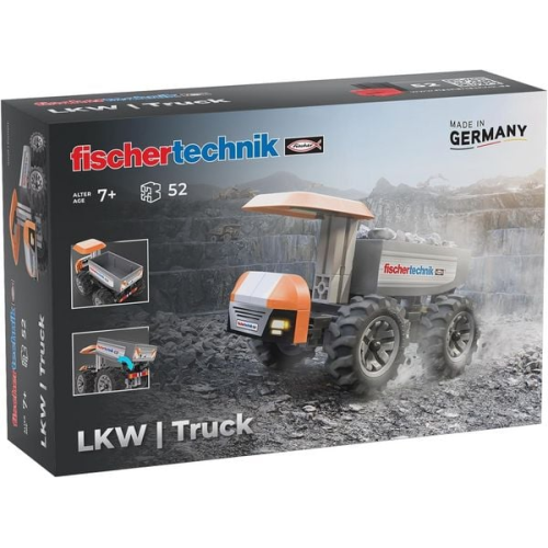 Fischertechnik 576105 - LKW Truck, 52 Bauteile, Konstruktionsspielzeug ab 7 Jahren