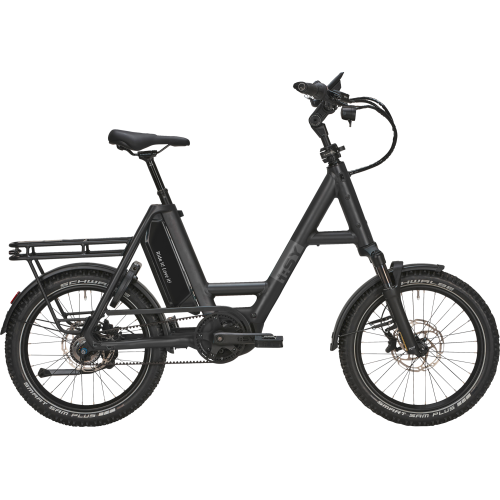 i:SY E5 ZR F CX Adventure (800 Wh), 5 Gang Nabenschaltung, Unisexfahrrad, Kompakt, Modell 2025, 20 Zoll 47 cm pepper black