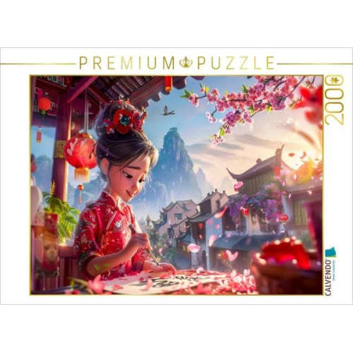 CALVENDO Puzzle Die Kunst der Kalligrafie | 2000 Teile Lege-Größe 90x67cm Foto-Puzzle für glückliche Stunden