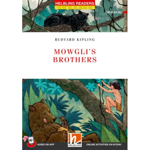 Rudyard Kipling - Helbling Readers Red Series, Level 2 / Mowgli's Brothers + app + e-zone