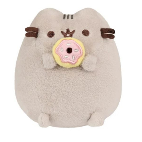 Aurora 61524 - Pusheen Doughnut Small, Plüschtier mit Donut, 13 cm