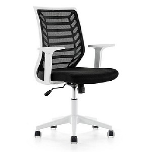 rocada Bürostuhl, R907002 Stoff schwarz, Gestell weiß