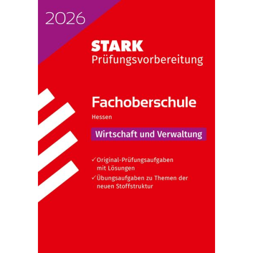 Philipp Mötzung Stephan Kress Roland Hegerl Christiane Bitz - STARK Wirtschaft und Verwaltung - Abschlussprüfung FOS 2026 Hessen - Prüfungsvorbereitung