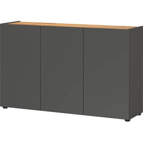 GERMANIA Sideboard Adrano, 2231-549 kaschmir, navarra-eiche 120,0 x 34,0 x 75,0 cm