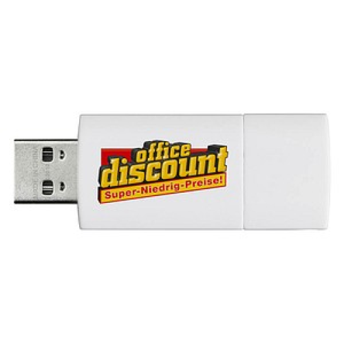 office discount USB-Stick weiß, gelb 32 GB