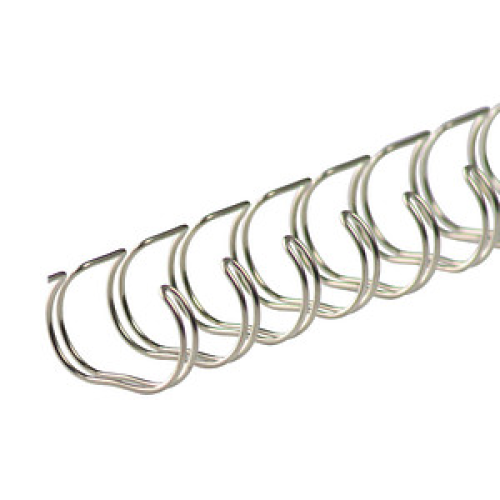 50 LMG Drahtbinderücken silber für 100 Blatt