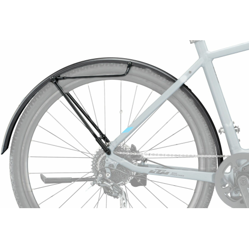 KTM Schutzbleche PT625 E-Bike Schutzbleche hinten mit Rail und integriertem Licht black