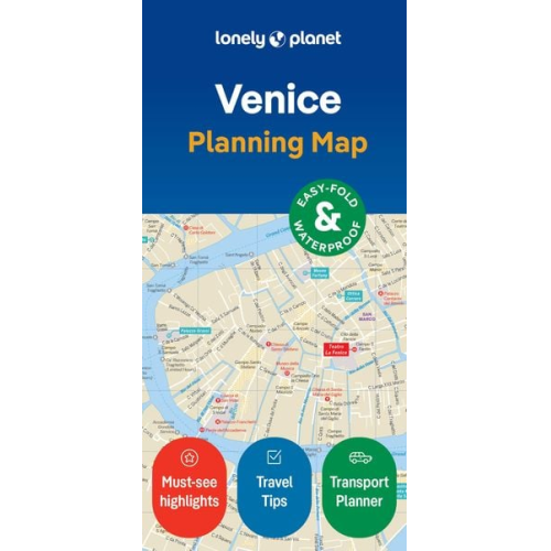 Lonely Planet Venice City Map