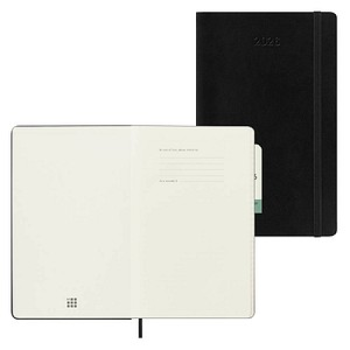 MOLESKINE Buchkalender Wochenkalender 2026 schwarz