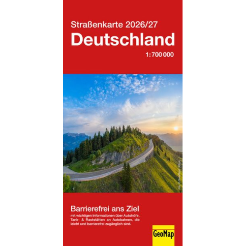 GeoMap - Straßenkarte Deutschland 2026/27