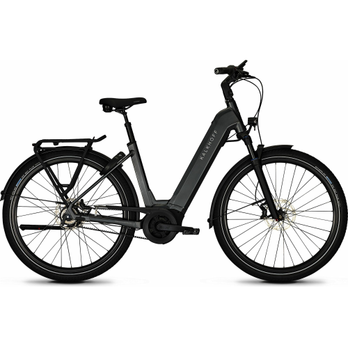 Kalkhoff IMAGE 5.B ADVANCE+ (625 Wh), 5 Gang Nabenschaltung, Damenfahrrad, Wave, Modell 2024, 29 Zoll 43 cm diamondblack matt