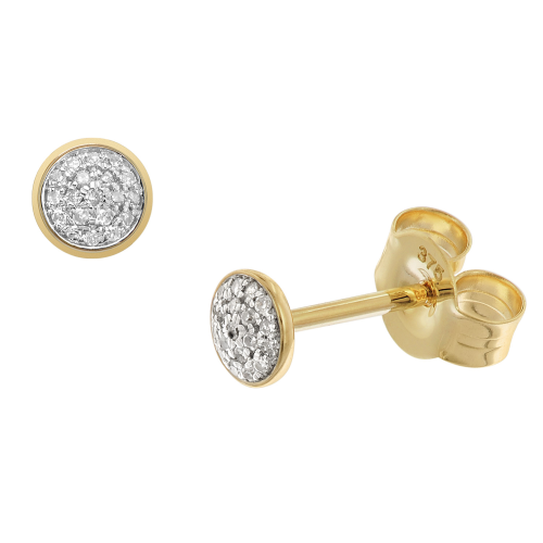 GLIZZ GL8635 Damen Diamant-Ohrringe Gold 333/8K Ohrstecker