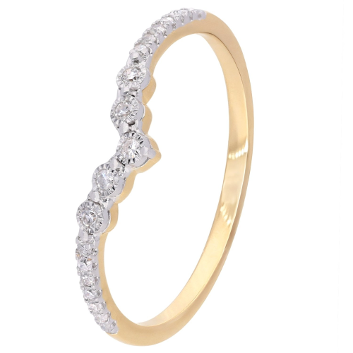 GLIZZ GL8670 Damen Diamant-Ring Gold 333/8K