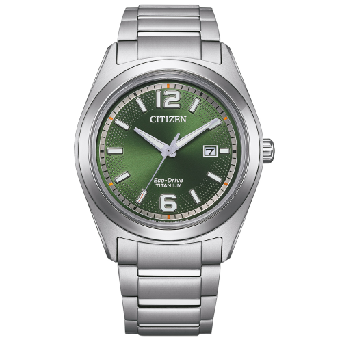 Citizen AW1641-81X Eco-Drive Herren-Solaruhr Titan Grün