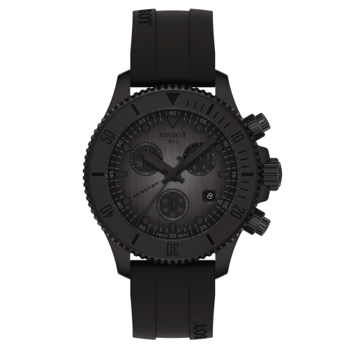 Tissot T120.217.37.061.00 Unisex-Taucheruhr Seastar 1000 Chronograph Schwarz